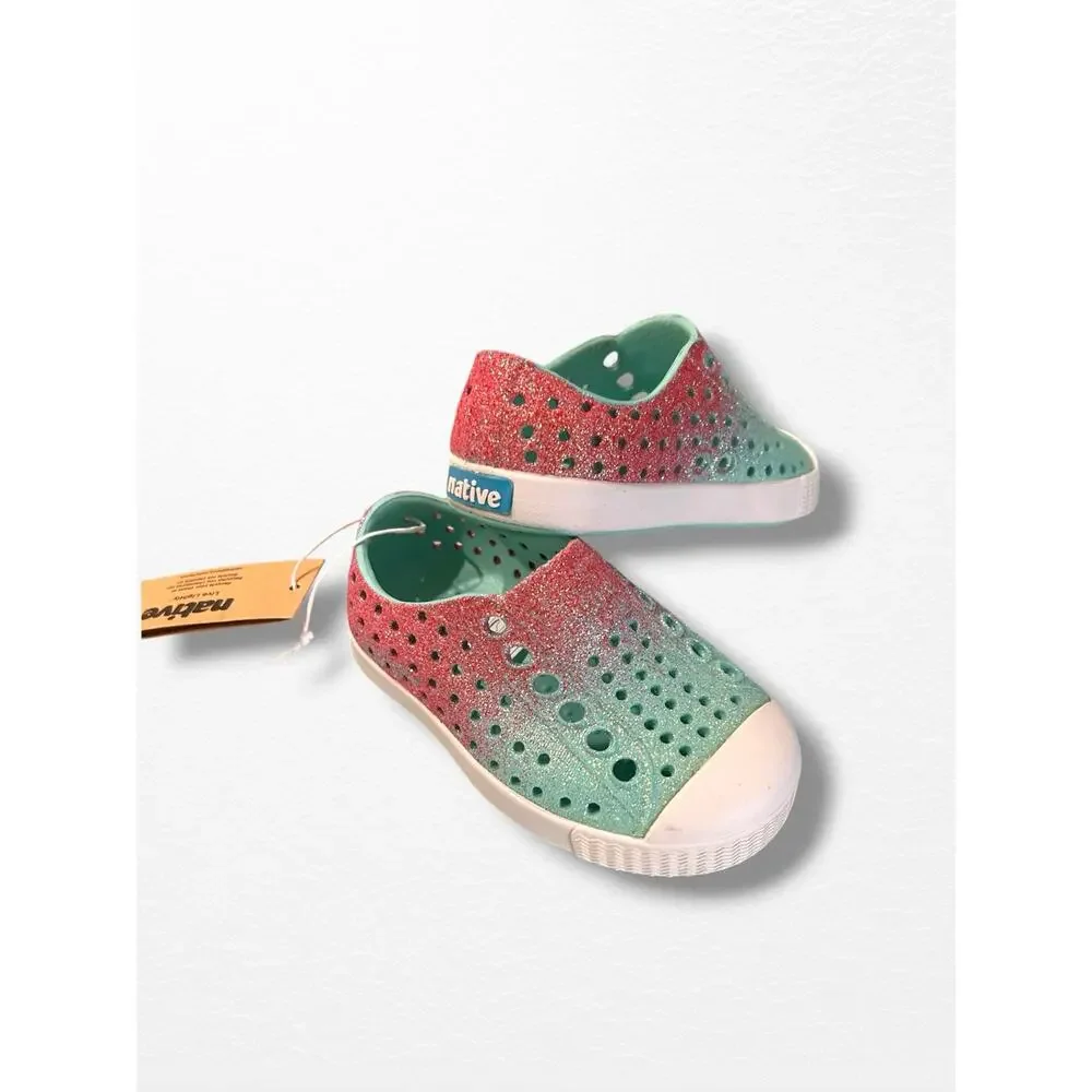 NWT Native Jefferson Bling Slip On Shoes, Size 4 Baby/Toddler